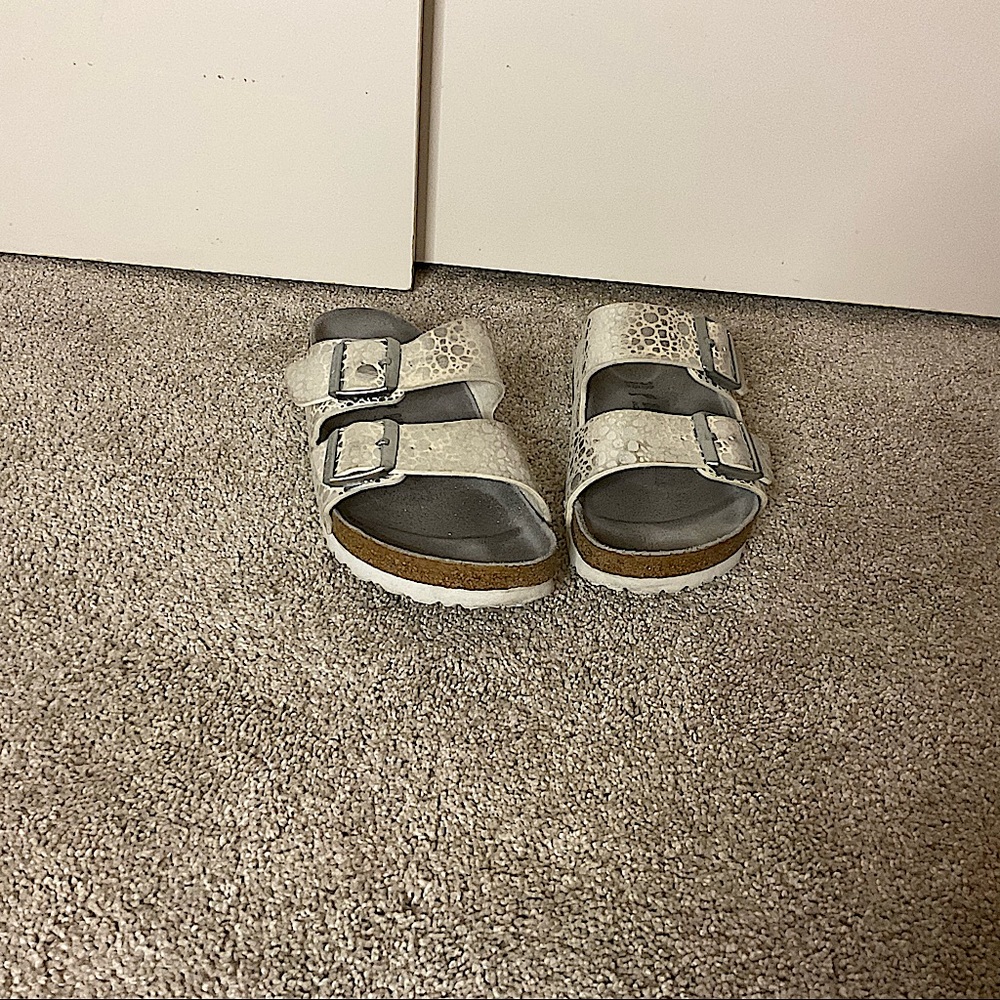 Spotted birkenstocks